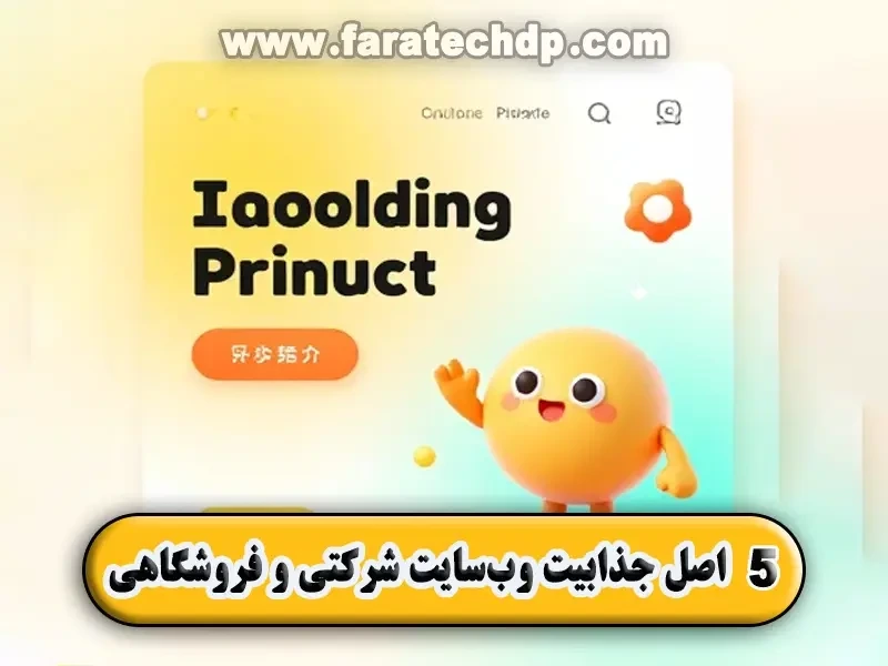 ۵ اصل در جذابیت وب‌سایت شرکتی و فروشگاهی